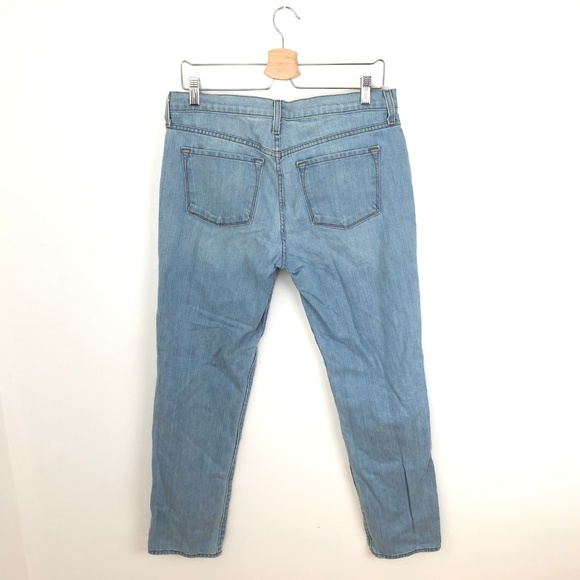 J Brand Jeans Aidan Slouchy Boyfriend Meadow Crop - Picture 3 of 8